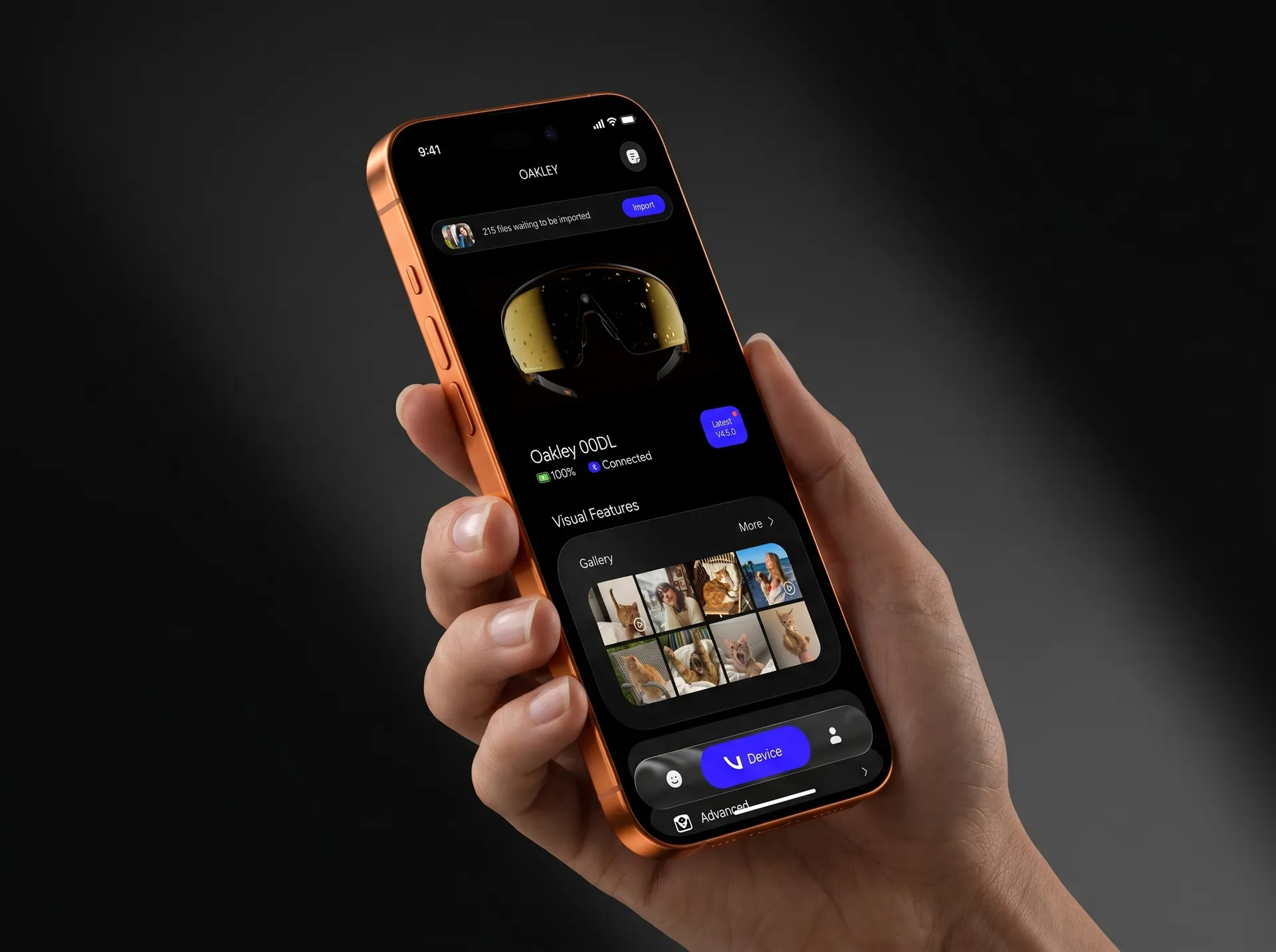 Project Gamma – App screens overview