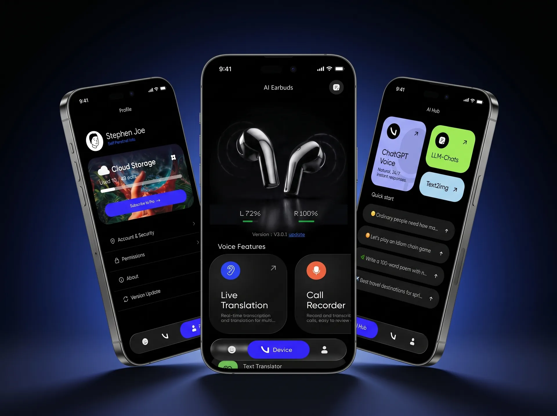 Project Gamma – Oakley device screen in hand