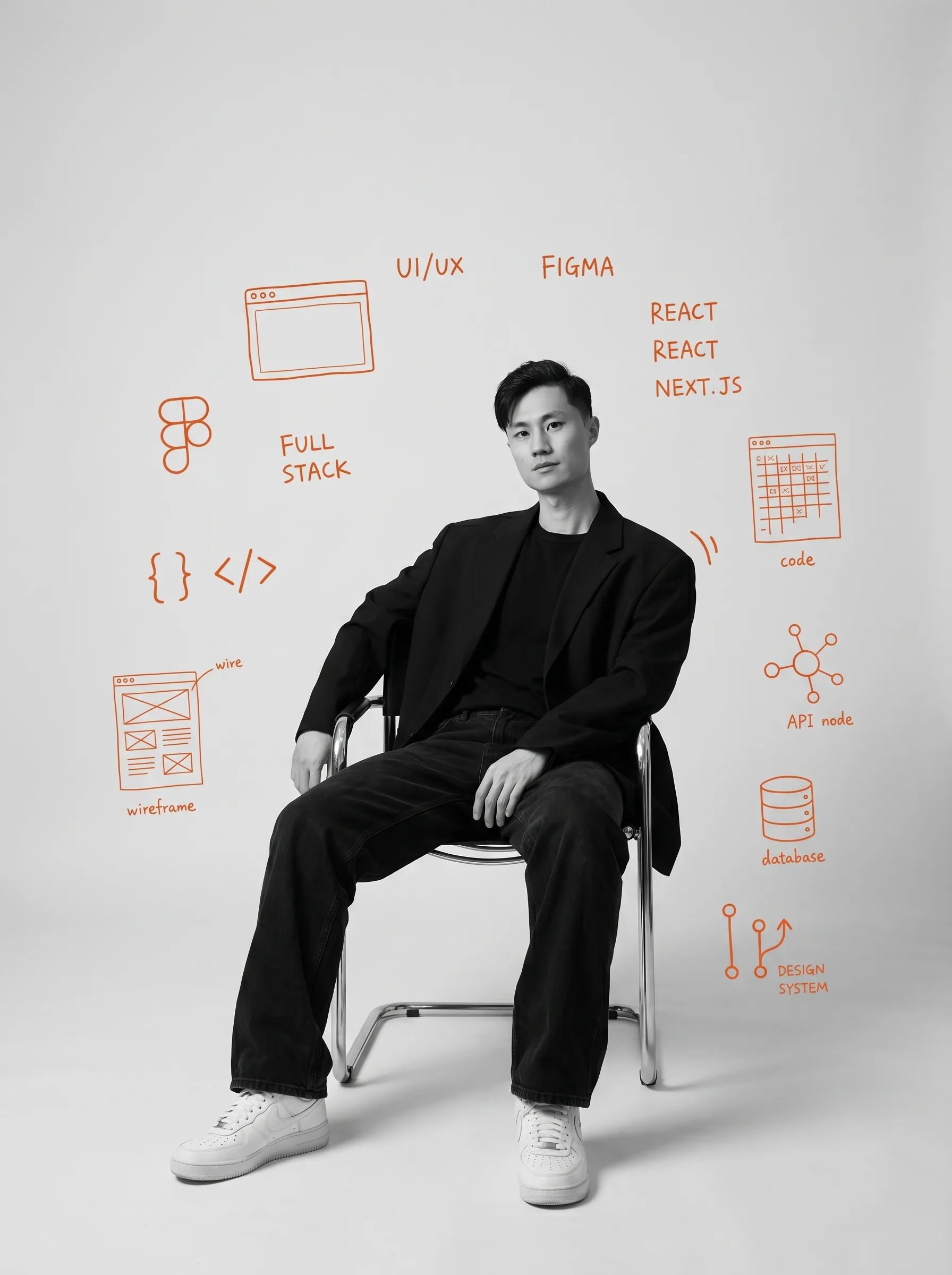 Portrait of beanholm, designer & full-stack developer